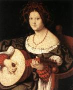 SOLARI, Andrea The Lute Player fg oil